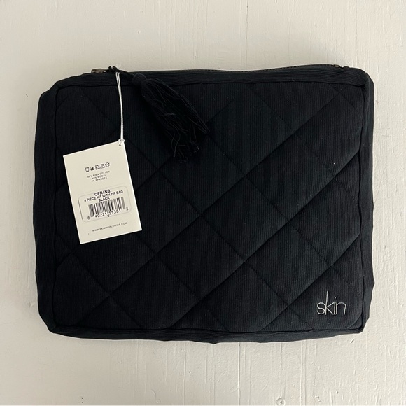 Skin 5 Piece Travel Set Size XS/S NWT Solid Black - Picture 2 of 9